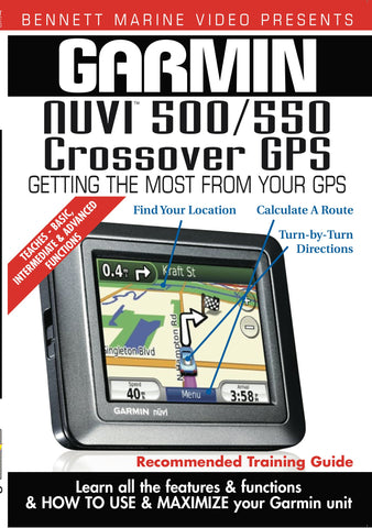 Garmin Nuvi 500/550 Crossover GPS (DVD)