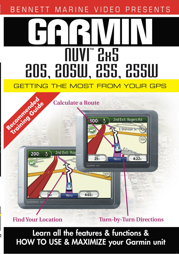 Garmin Nuvi 2x5 Series: 205, 205W, 255, 255W (DVD)