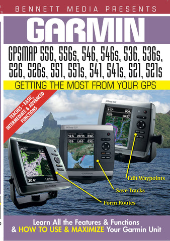 Garmin GPSMAP 556, GPSMAP 556s, 546,546s,536, 536s, 526, 526s, 551, 551s, 541, 541s, 521, 521s (DVD)