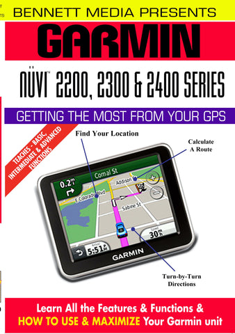 Garmin Nuvi 2200, 2300 & 2400 Series (DVD)